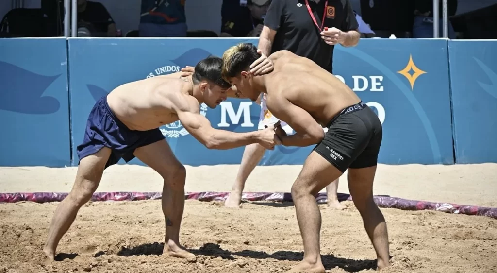 Agustín Destribats, campeón Panamericano de Lucha Libre en Playa