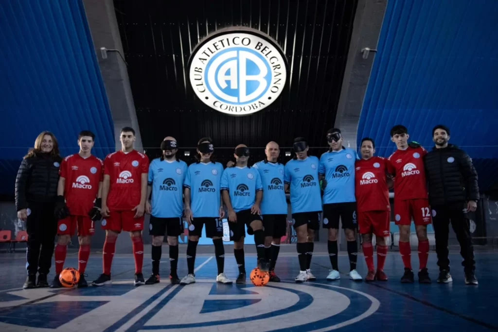 Belgrano presentó su equipo de Fútbol para Ciegos