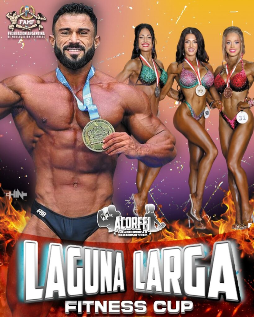 Gran Torneo de Fisicoculturismo en Laguna Larga