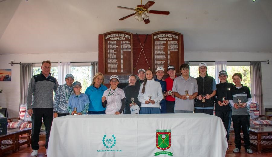 El Ranking de Menores y Juveniles de la FGPC jugó en el Ascochinga Golf Club
