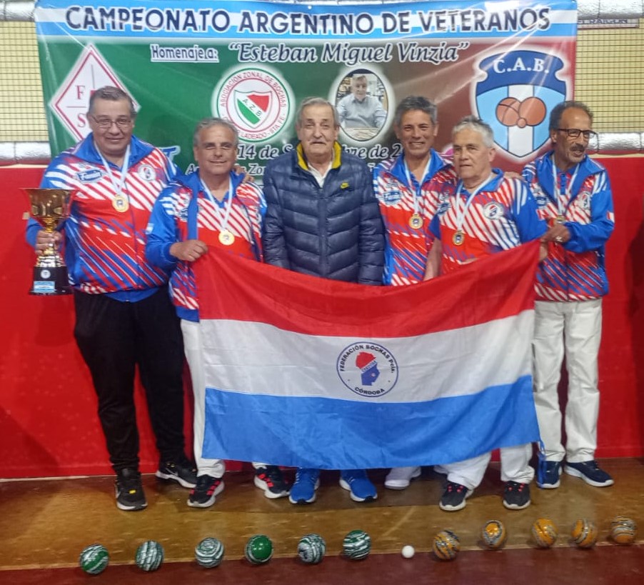 Federación de la Provincia de Córdoba de Bochas Tri-Campeón Argentino