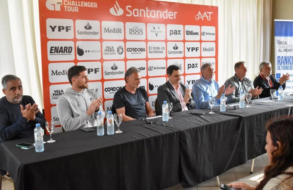 Se realizó la conferencia de presentación del cuadro principal del AAT Challenger de Villa María