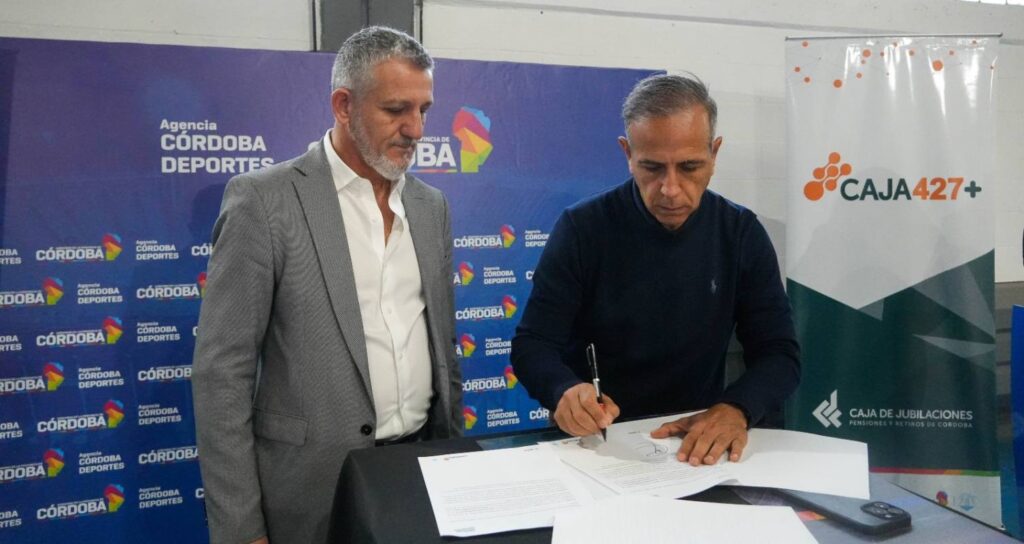 La Agencia Córdoba Deportes y la Caja de Jubilaciones firmaron un nuevo convenio de colaboración para personas mayores