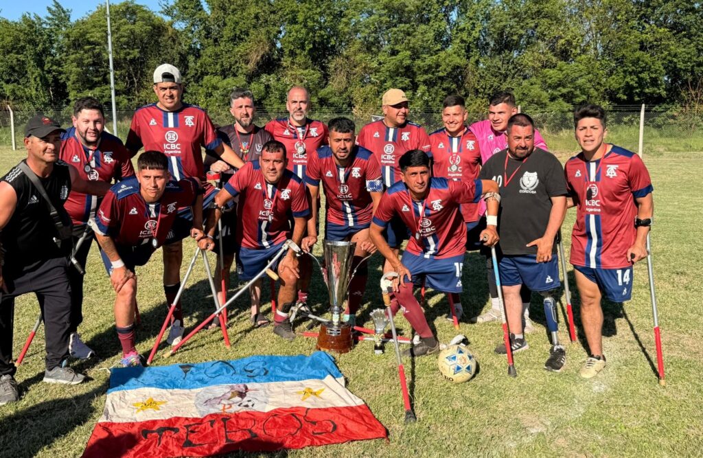 Los Teros Campeones de la Liga Nacional de Fútbol de Amputados