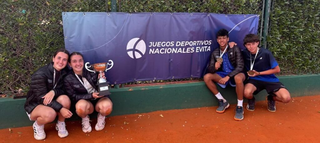 La delegación de tenis de Córdoba se consagró campeona nacional en los Juegos Evita 2025