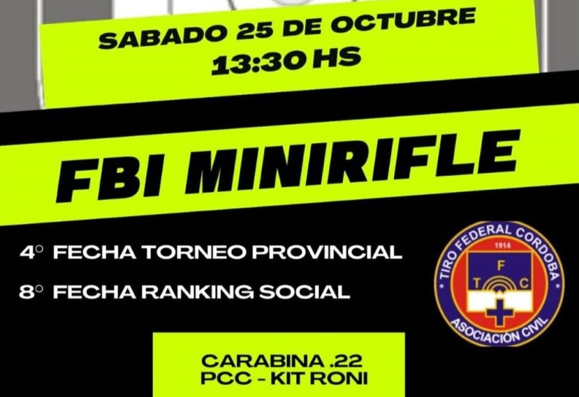 FMI Minirifle en el Tiro Federal Córdoba