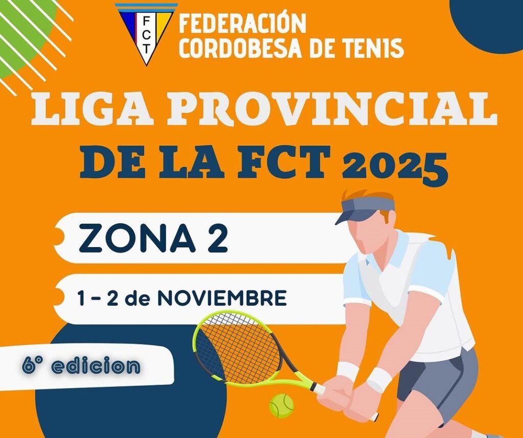 Se viene la 6ª Edición de las Ligas Provinciales de Iniciación de la Federación Cordobesa de Tenis