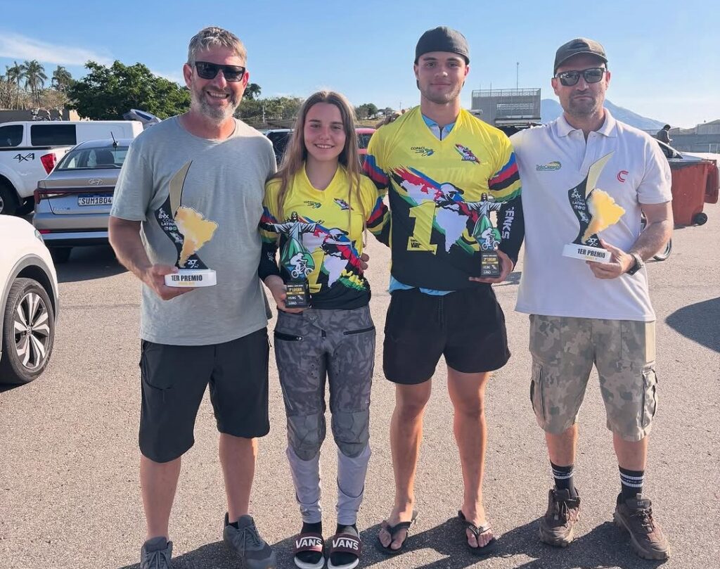 Alfonsina Romano y Joaquín Salum, cordobeses Campeones Latinoamericanos de BMX Race