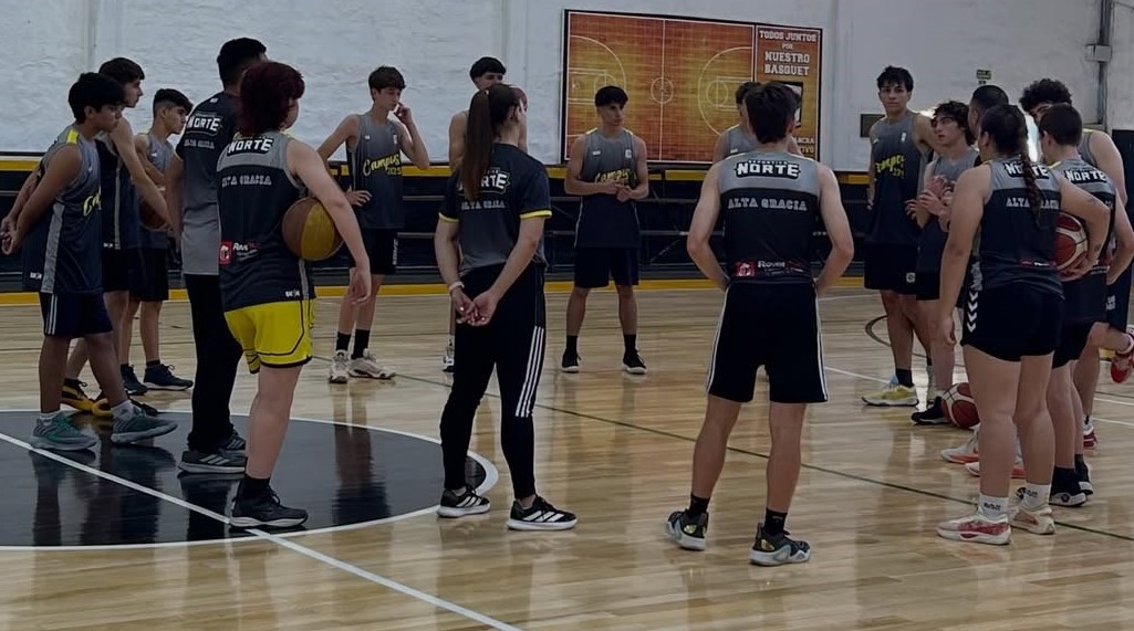 Primer Campus de Básquet del Deportivo Norte de Alta Gracia