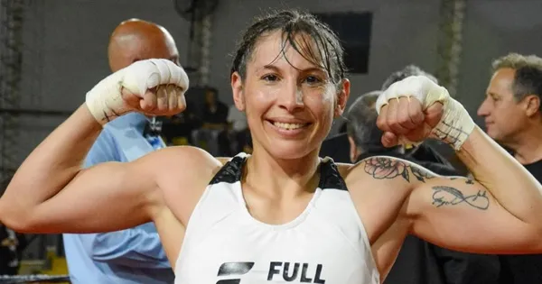 “La Profeta” Basualdo recuperó el título argentino Supergallo