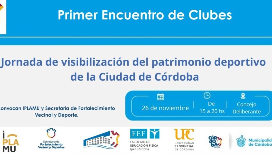 Primer encuentro de Clubes en el Concejo Deliberante de Córdoba