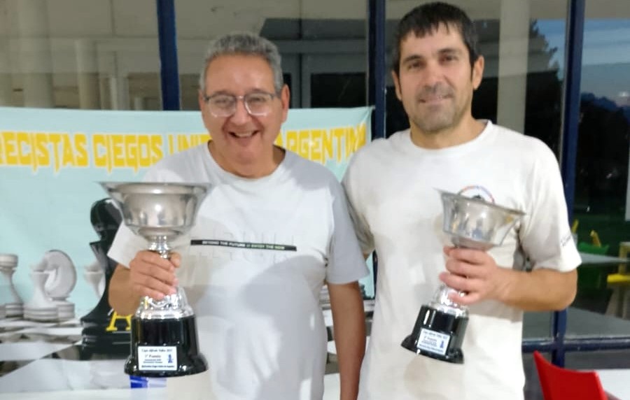 El cordobés José Juárez, Campeón Argentino de Ajedrez para disminuidos visuales