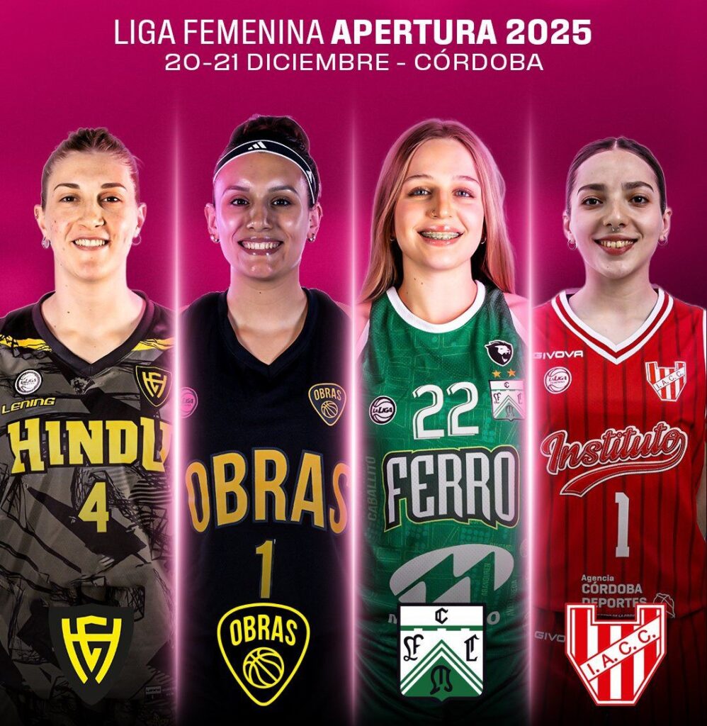 Hindú recibirá en Córdoba la Final Four del Apertura 2025 de La Liga Femenina