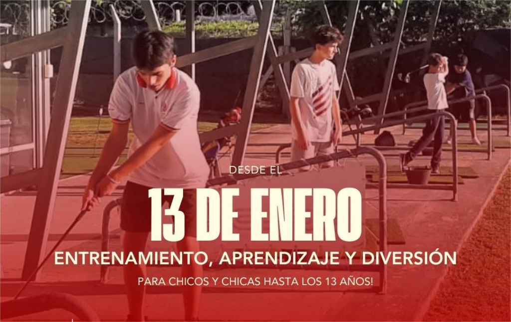 En el verano también se juega al Golf en el Jockey Club Córdoba