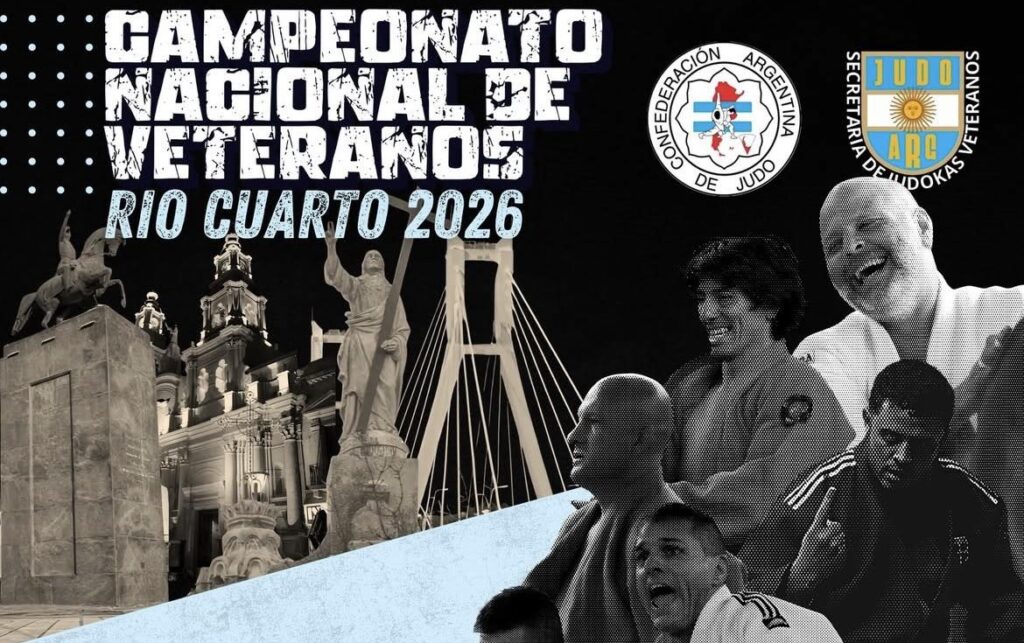 Llega el Campeonato Nacional Apertura de Veteranos de Judo 2026