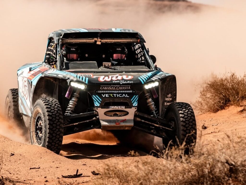 Nicolás Cavigliasso y Valentina Pertegarini segundos en la general del Dakar Rally 2026