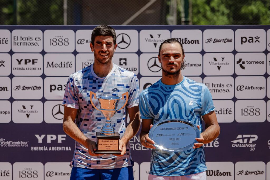 Franco Agamenone es el campeón del AAT Challenger edición Tenis Club Argentino