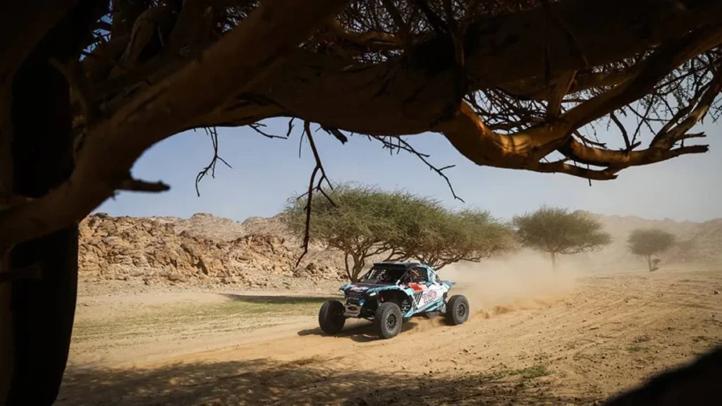 El binomio de General Cabrera Cavigliasso-Pertegarini terminó en el podio de la 1ª etapa del Dakar 2026