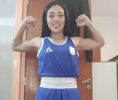 Boxeo en el Polideportivo Municipal de Cruz del Eje