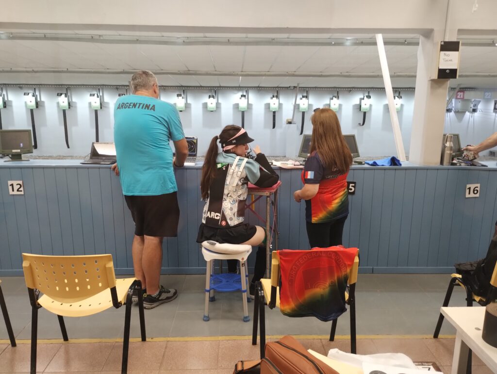 Primer entrenamiento controlado del año en la disciplina de 10m rifle paralímpico
