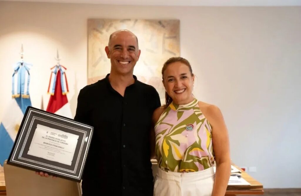 Reconocimiento al nadador Marcelo Stancanelli