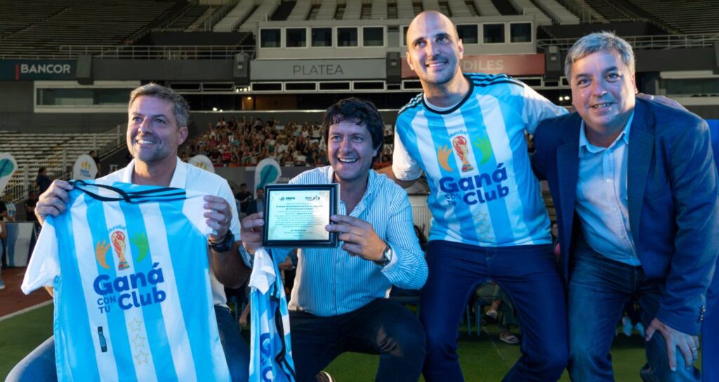 Se lanzó en el Kempes la edición “Mundialista” del programa Ganá con tu club
