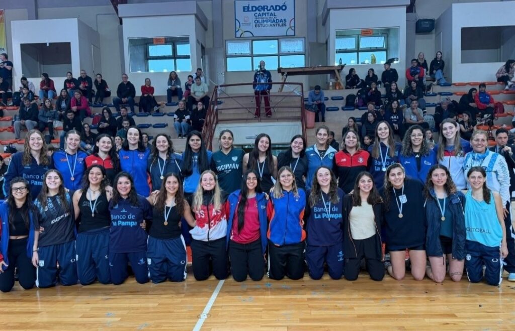 Concentración del Seleccionado Femenino de Cestoball en el Cenard con participación cordobesa