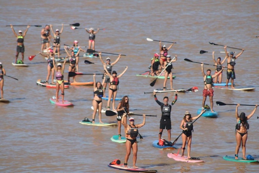 Almafuerte: se desarrolla una competencia Sup