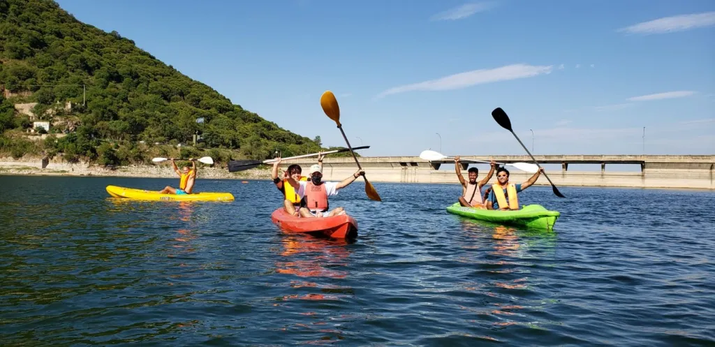 Regata anual en el Dique La Quebrada en Río Ceballos