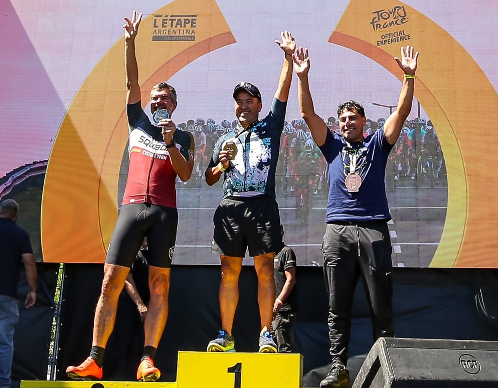 Pablo Pomata, una de las historias que dejó L’Etape Argentina del Tour de France en Córdoba