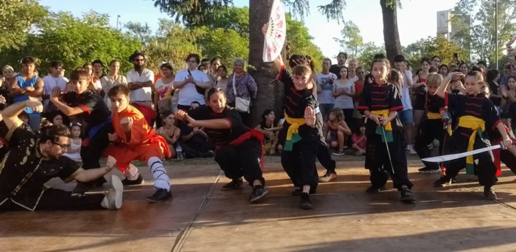 La Federación Cordobesa de Wushu Kungfu presente en la celebración del Año Nuevo Chino