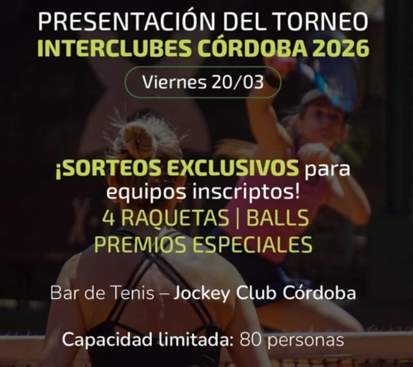 Interclubes Córdoba 2026