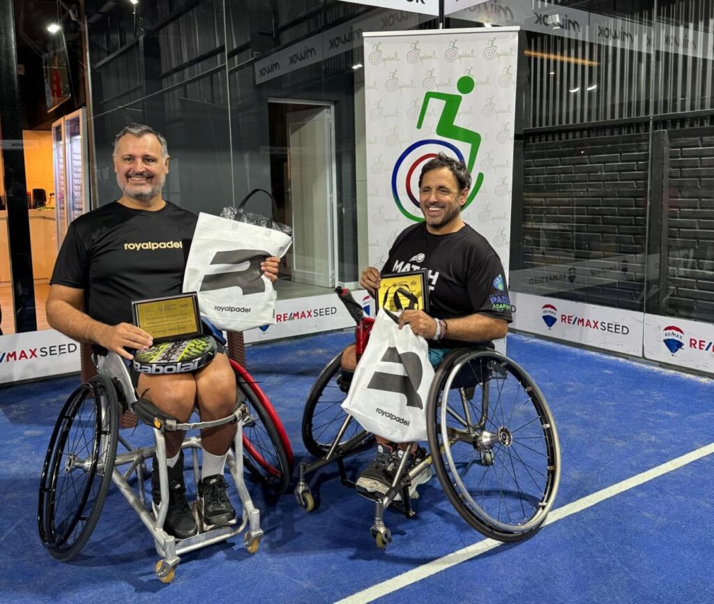Padel en silla de Ruedas: Julio Kowalczuck ganó la 1ª fecha del Torneo Nacional