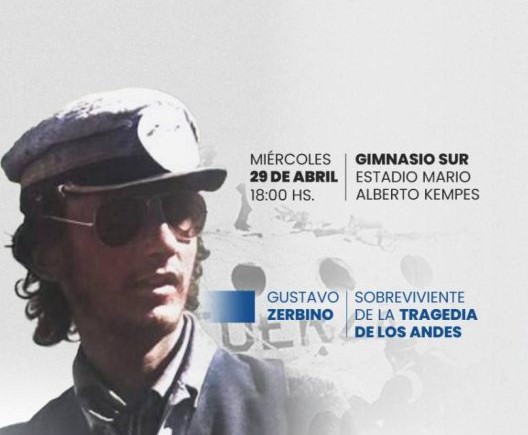 Gustavo Zerbino llega al Mario Kempes con la charla: Más allá de los límites