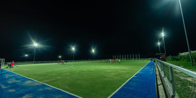 El Club Palermo Bajo incorporó nueva iluminación con apoyo municipal
