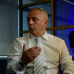 El estadio de Racing de Nueva Italia amaneció con pintadas contra su presidente