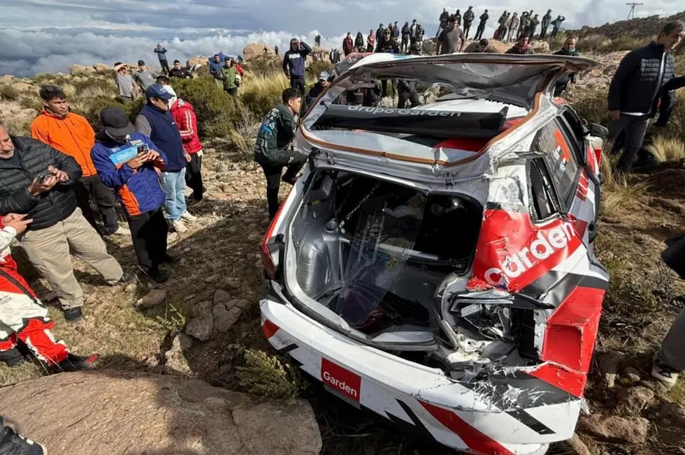 Grave accidente en el Rally Sudamericano: un espectador falleció en el tramo Giulio Cesare