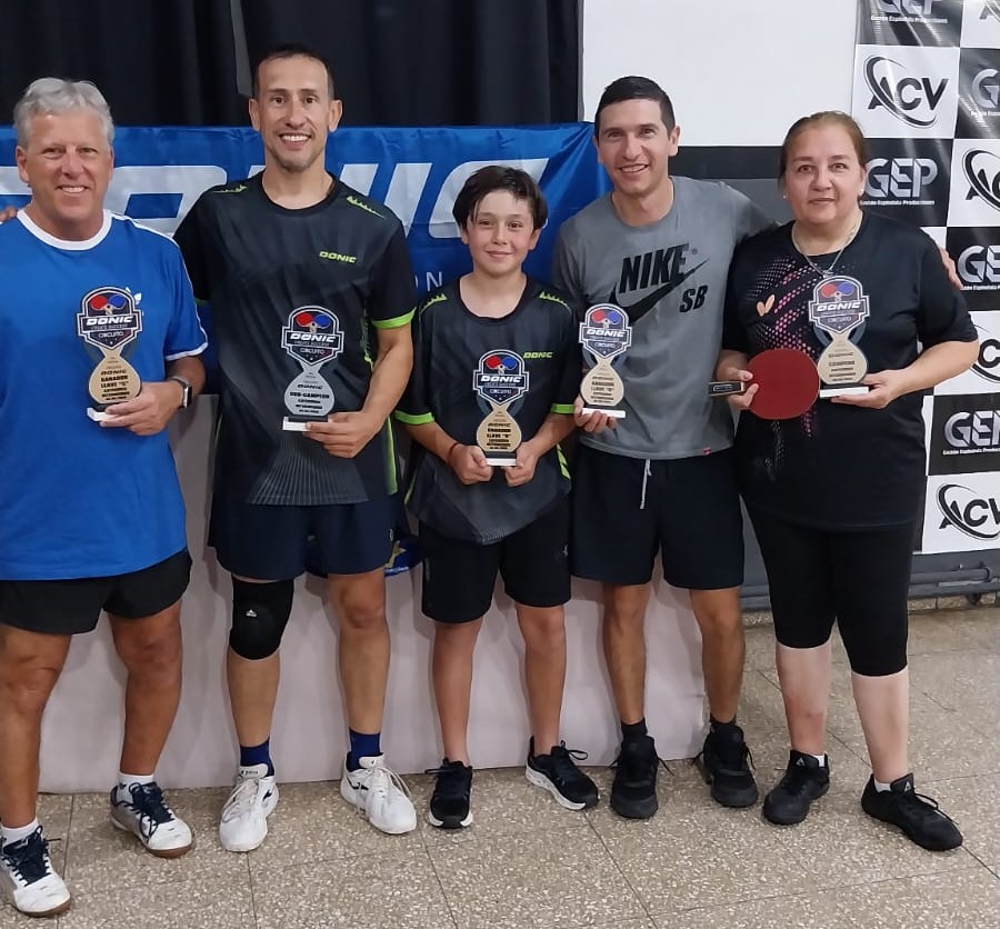 El Circuito Donic en el Club de Tenis de Mesa ACV continúa brindando emociones