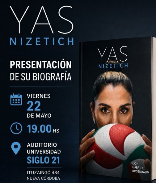 Llega la presentación de la biografía de Yas Nizetich