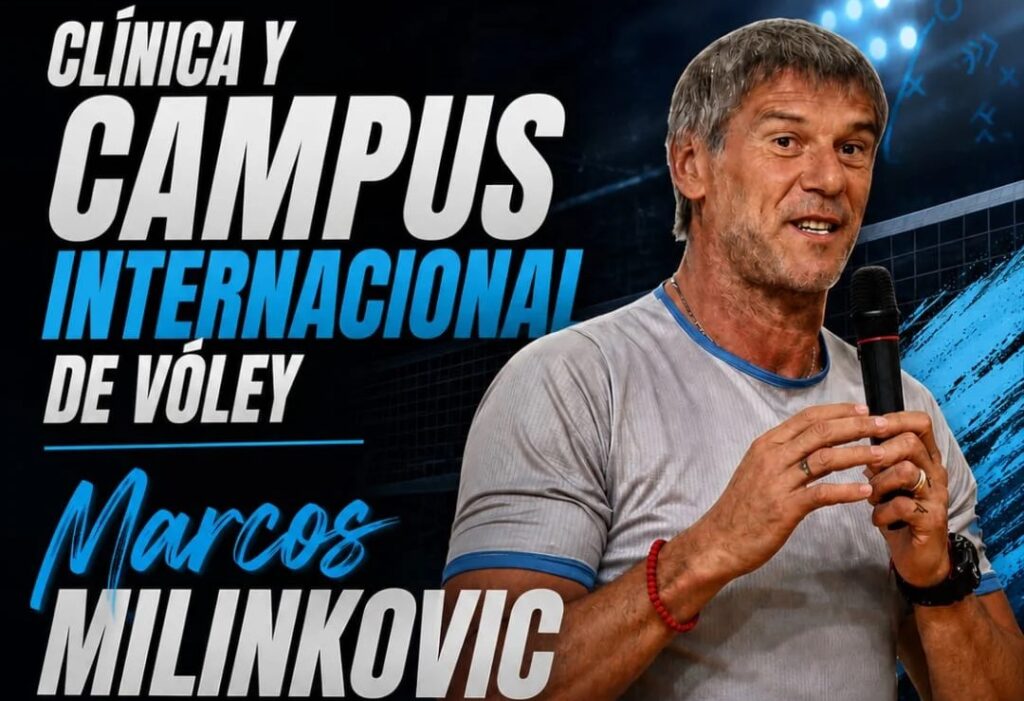 Se viene el Campus de Voley Internacional Marcos Milinkovic