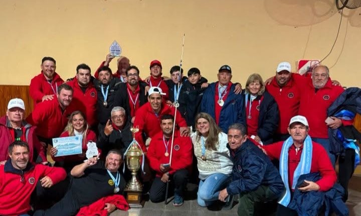 El lago «El Carrizal» en Mendoza fue testigo del gran triunfo de la Federación Cordobesa de Pesca