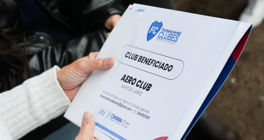Instituciones de Marcos Juárez recibieron aportes del programa Fortaleciendo Clubes