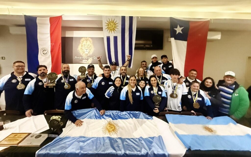 Argentina con cordobeses en el equipo se consagró Bicampeón Sudamericano de Lanzamiento