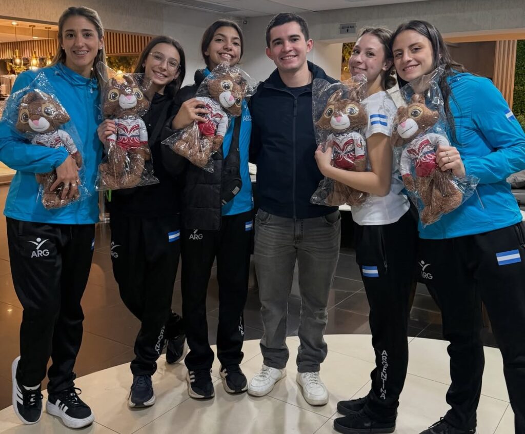 Celeste D’arcangelo y Agostina Vargas Re se destacaron en el Campeonato Sudamericano de Gimnasia Rítmica