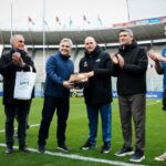 Llaryora acompañó a Los Pumas en el último entrenamiento de cara al partido con Escocia