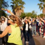 El Parque del Kempes sigue en movimiento: las clases de aeróbica continúan durante el invierno