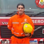 Ezequiel Cavallín, bombero profesor de educación física que entrena a sus compañeros en Unquillo