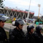Operativo de seguridad: Los Pumas vs. Escocia