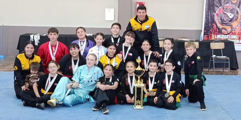 La Escuela de Wushu Kung Fu de Río Tercero tuvo una gran participación en Arroyo Cabral