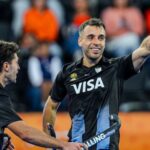 Los Leones le ganaron a Inglaterra con tres goles del cordobés Tomás Domene